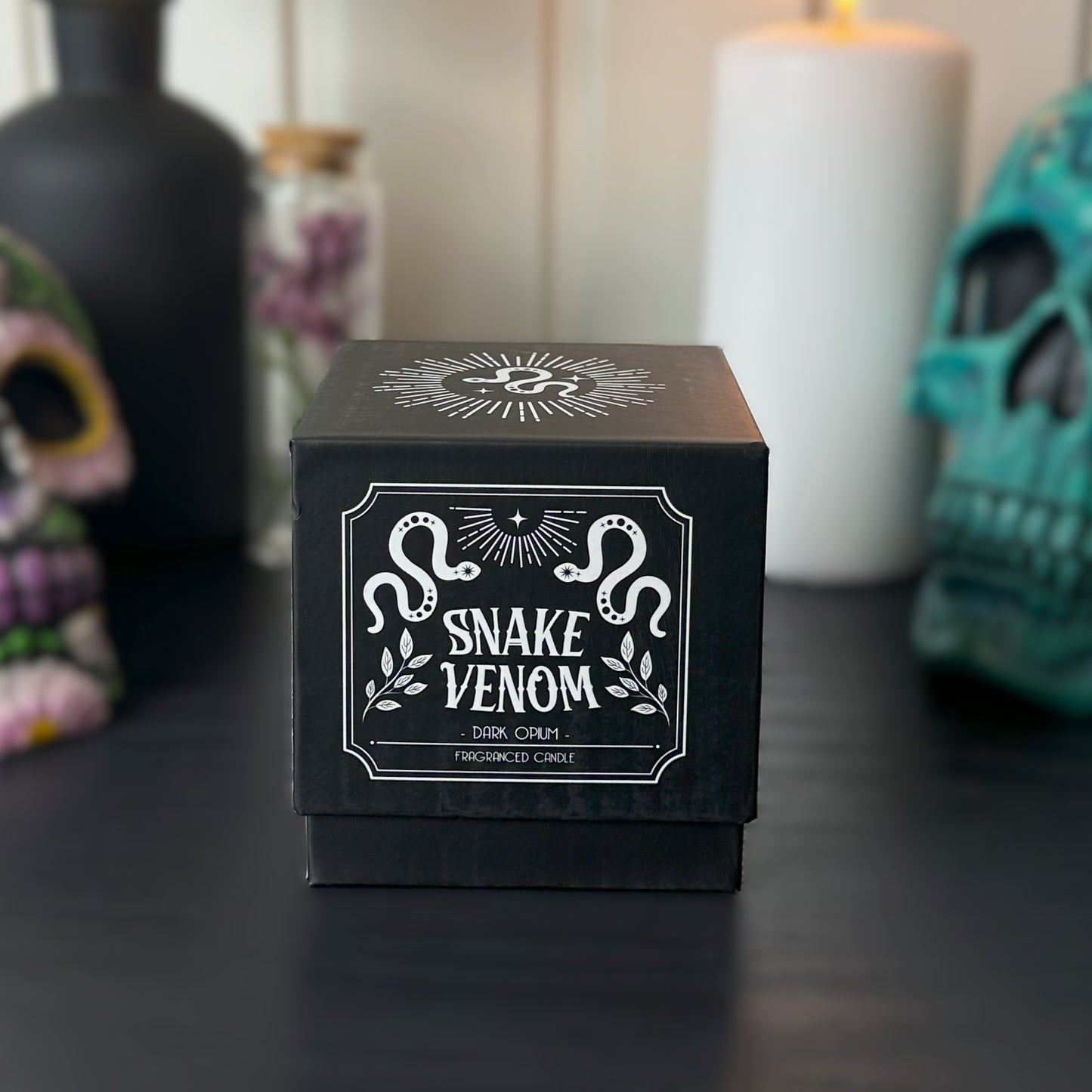 Snake Venom Dark Opium Candle