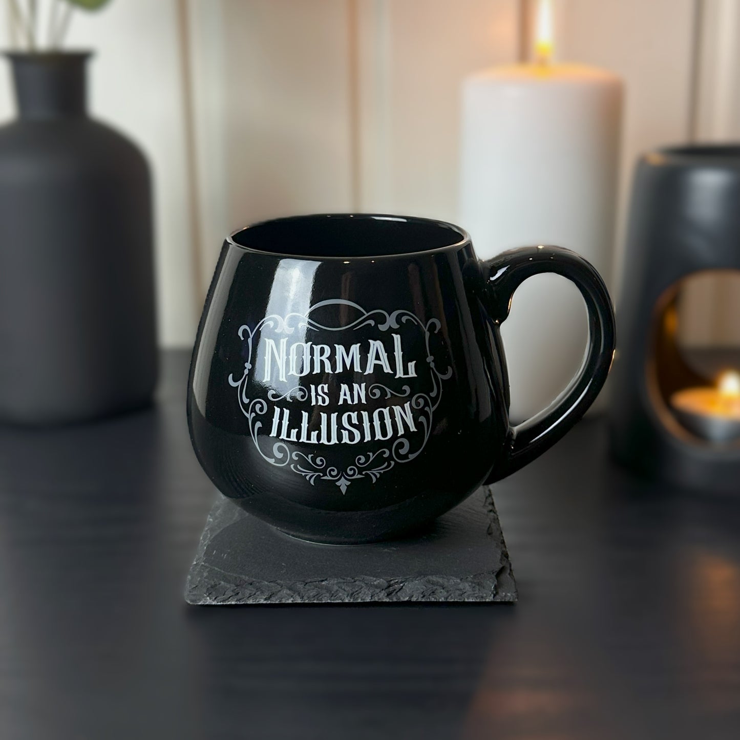 Normal is an Illusion Mug and Socks Set