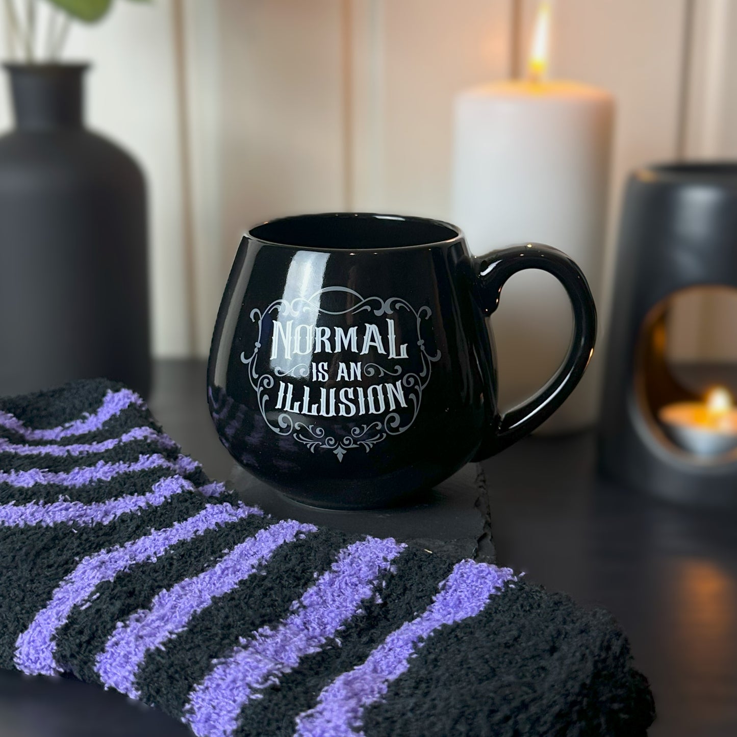 Normal is an Illusion Mug and Socks Set