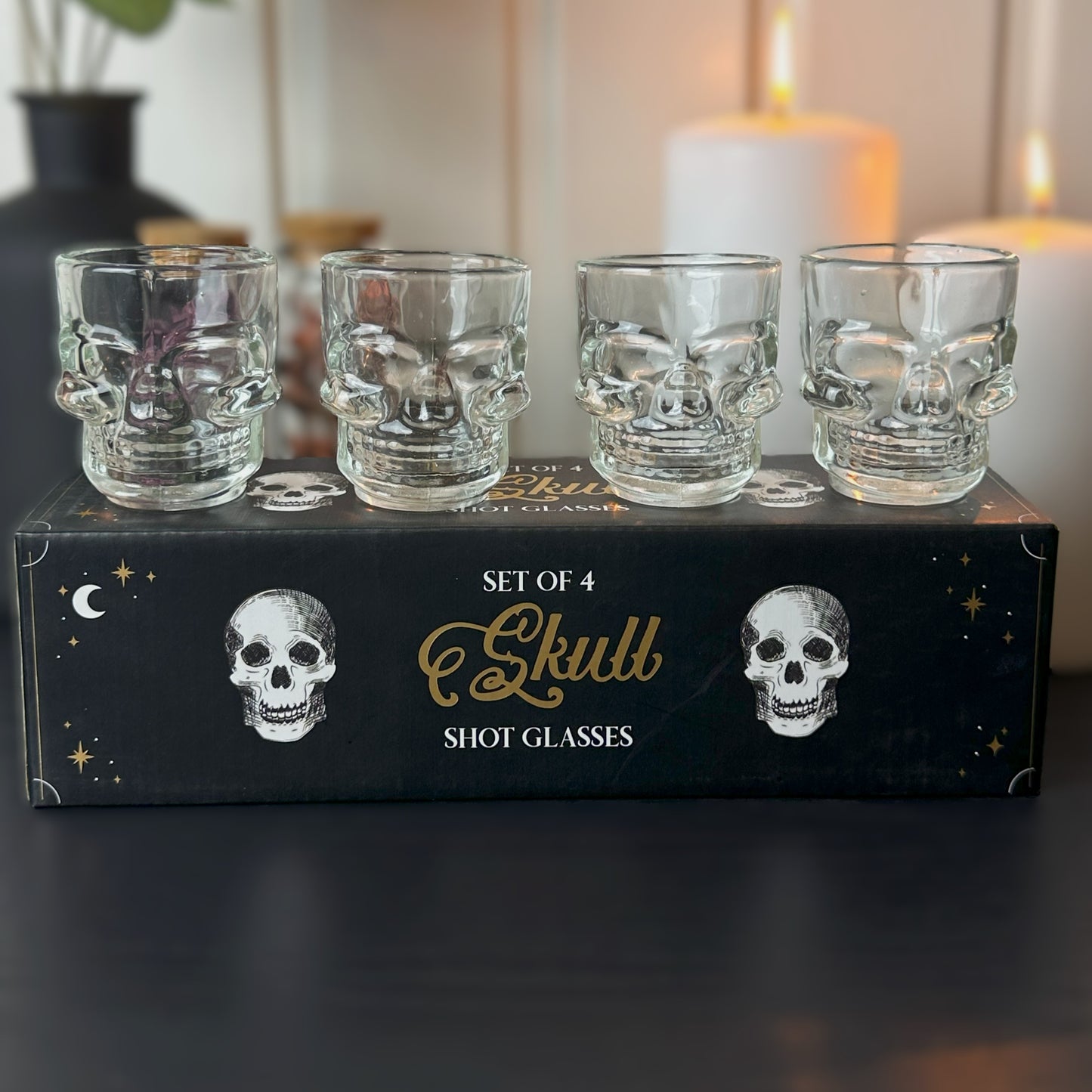 Skull Shot Glass Set