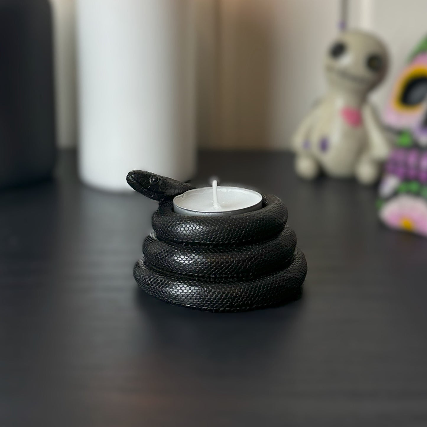 Snake Tealight Candle Holder